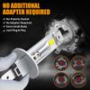 6500K 4X H1 LED Headlight Bulbs Conversion High Low Beam Super Bright USA EOA