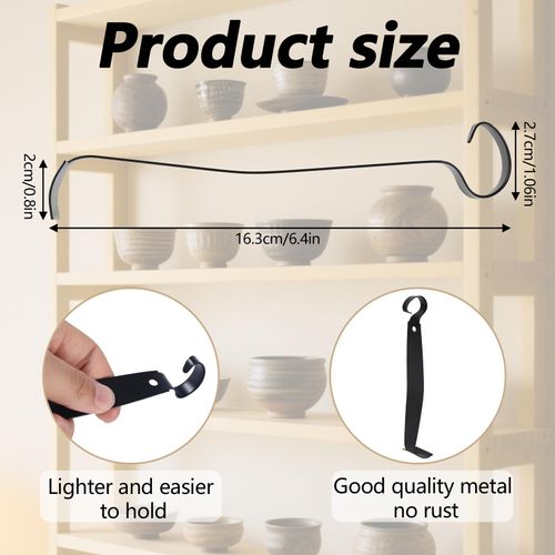 Professional Pottery Trimming Tool for Ceramic and Clay Artists, Double Ended Sharp Handmade Pottery Trimming Tools for Precise Sculpting Carving Smoothing