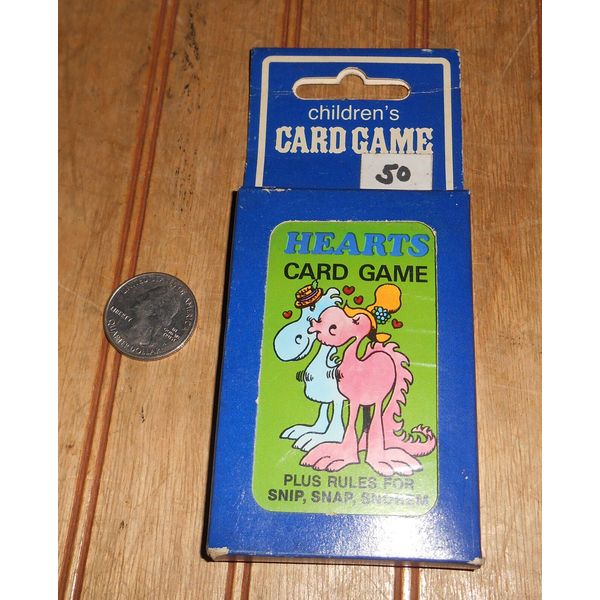 Hoyle Products HEARTS Card Game Printed in the USA Children’s Card Game