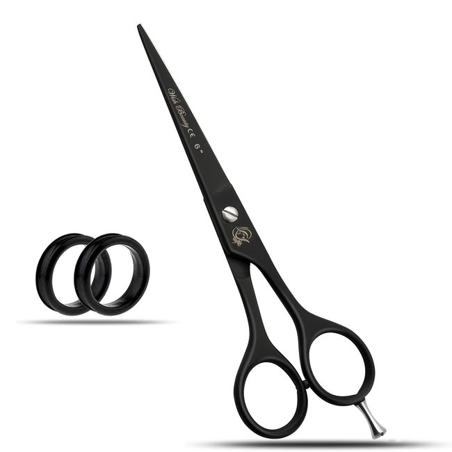 Wishbeauty, 6" Hairdressing Scissors, Hair Cutting Scissor for Professional Hairdressers, Barber Stainless Steel Scissors for Hair Cutting, Sharp Hair Scissors for Women, Men, Children and Adults