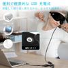 DR.PREPARE Hot Eye Mask, 3D, USB Powered, 3D Type, Light Shade, Lightweight, 3 Temperature Adjustment, Timer Setting, Black