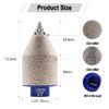 SHDIATOOL Diamond Chamfer Bits 35MM Bevelling Milling Bits for Enlarge Porcelain Tile Marble Ceramic Granite