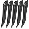 THINKLEARN Magnetic Staple Remover Tool 5 Pack- Ergonomic Stapler Remover Tool, Quick Staple Puller for Office, School & Home, Black