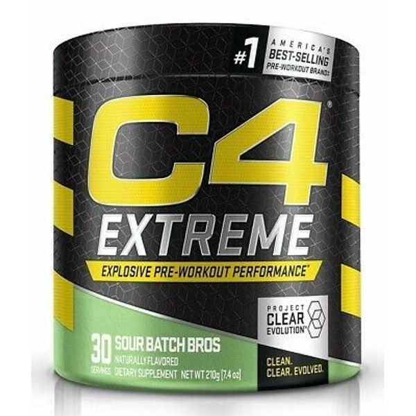 Cellucor C4 Extreme - Pre-Workout - 30 Servings - Sour Batch Bros **CLUMPY**