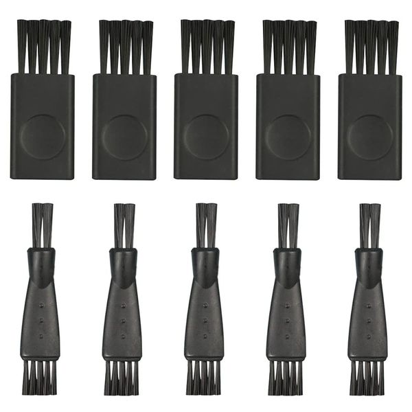 10 Piece Set Electric Shaver Cleaning Brush Double Sided Trimmer Shaver Brush Shaver Brush Mens Electric Shaver Cleaning Brush for Removing Beard Debris and Dust