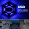 T-SUN 8Pcs Blue Solar Deck Lights Driveway Dock Garden LED Light Step Lights