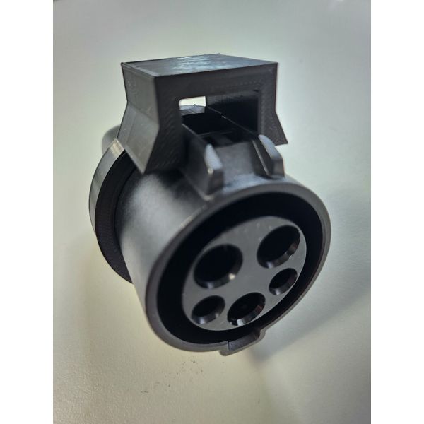 Thick, Durable J1772 Charger Adapter Lock Ring for Tesla