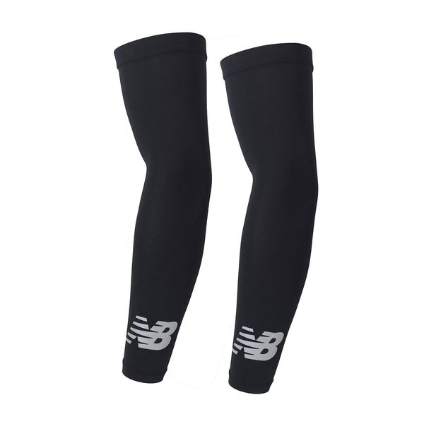 New Balance Unisex Outdoor Sports Compression Arm Sleeves, Arm Warmer, Black, Small/Medium(1 Pair)