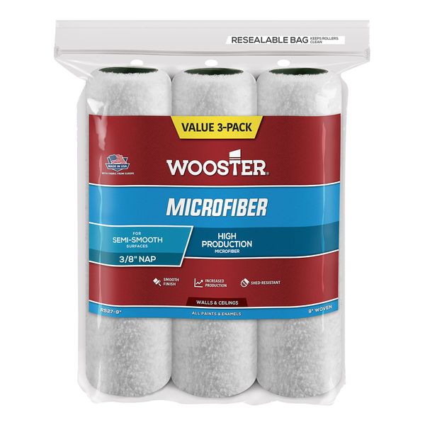 Wooster Brush R527-9 Microfiber Paint Roller