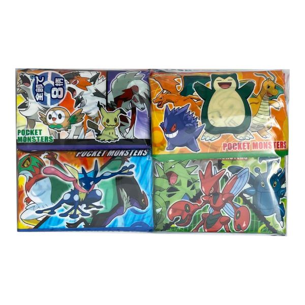 Flushable Print Tissue Pokemon 16 Sheets (8 Pairs) x 12 Packs
