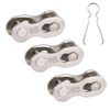 Bicycle Missing Link, 9 S Speed, CL55R Chain, Quick Link, Plier Tool, Reusable Set, Set of 3