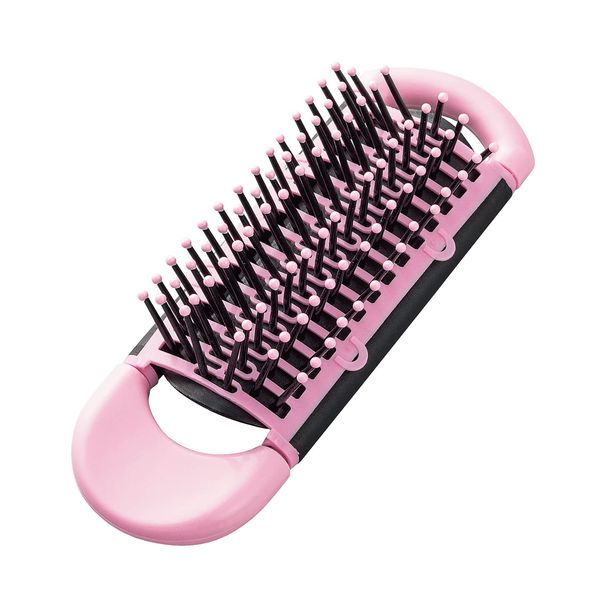 Kai Corporation KQ3174 Self Cleaning Brush, Hair Brush, Compact, Clean, Storage, Round Tip, Hair Care