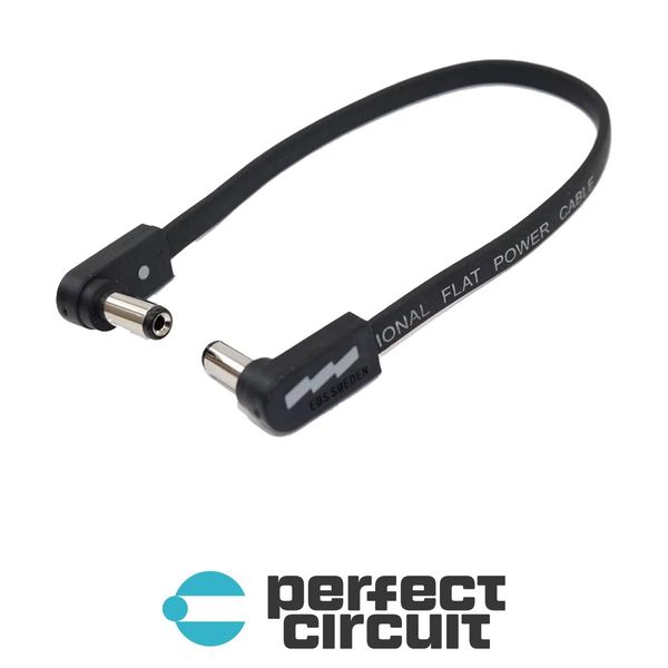 EBS DC1 (Angled to Angled) - 28CM Pedal POWER CABLE - NEW - PERFECT CIRCUIT