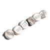 sparefixd Button Set Silver Black to Fit Bosch Microwave