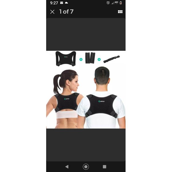 Posture Corrector for Men and Women, 2021 New Comfortable Adjustable Upper Back