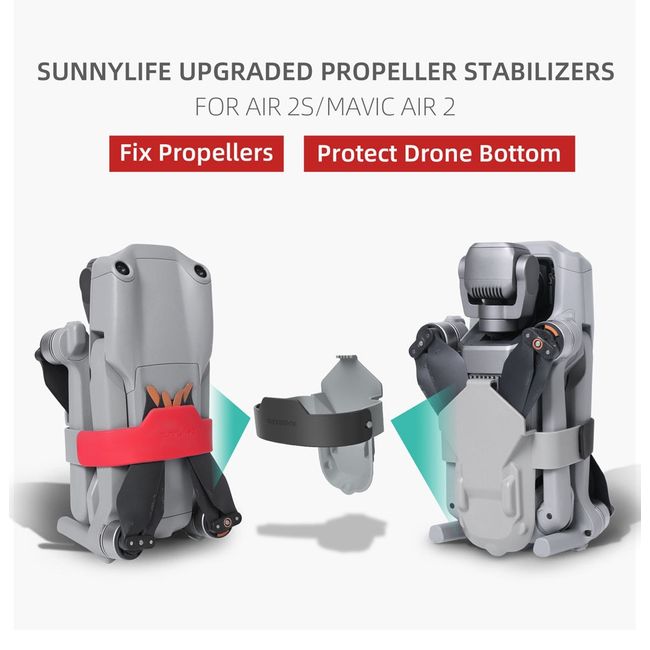 SUNNYLIFE Mini 3 Pro Propellers Holders,Propellers Stabilizer for DJI Mini  3 Pro,Drone Bottom Protective Cover Props Fixing Accessories for Mini 3 Pro