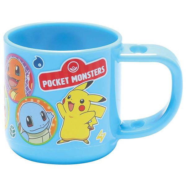 Skater KTB1-A Children's Cup with Toothbrush Stand, 6.1 fl oz (180 ml), Pokemon 2021