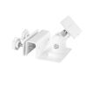 HOLACA Weatherproof Gutter Mount for Ring Solar Panel- Wall Mount Bracket Outdoor Mount Accessories for Ring Solar Panel (White)
