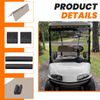 For EZGO RXV Golf Cart Windshield Folding Tinted Windscreen Impact Resistant