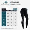 CompressionZ High Waisted Compression Leggings for Women Tummy Control - Plus Black