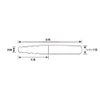 PROCHI PRC-4F04T2.0 4 Blade Carbide Taper End Mill, 4XT2.0