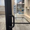 Push and Pull Door Signs, Satin Silver Alumatough, 2" x 6"
