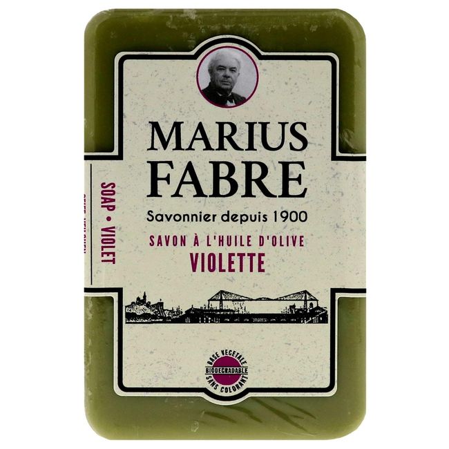 Savonde Marseille 1900 Violet, 8.8 oz (250 g)