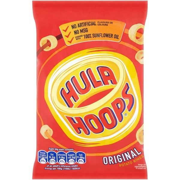 UK direct purchase Hula Hoop Original 34g x 32, see details, quantity