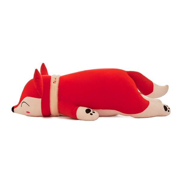 HYSTYLE Plush Fox Hugging Animal Pillows Stuffed Animal Toys Gifts for Kids, 13.8"