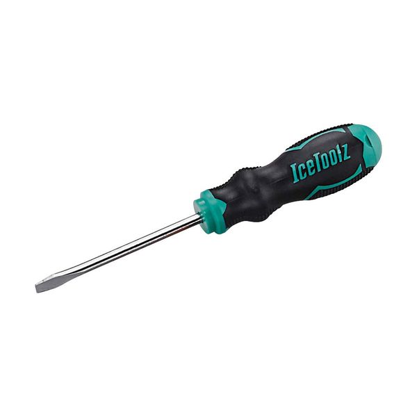 IceToolz Unisex's Flat Blade Screwdriver 28s6, 6 Mm, Black, S