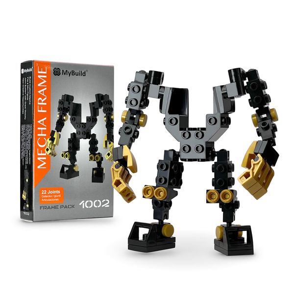 MyBuild Block Mecha Frame Movable Joints, Customizable Mecha Frame, Innovation Block (Frame 1002)