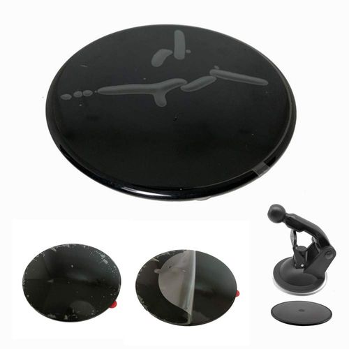 Double Sided Adhesive Pad Suction Cup Mounting 3.74 IN Dashboard adhesive sticky pads 3.15 inches Clear Super Strong Adhesive Disc for Xiaoyi Camera GPS Phone Car Dash Windshield Shower Mount