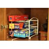 DecoBros Kitchen Wrap Organizer Rack,White (Small/Standard, 2-1/2" BOX)