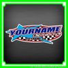 8" Custom Your Name Racing Decals Trailer Car IMCA Model Modified Sprint Stock