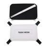 OSK TOUGH! MESHI BL-35H Lunch Box with Compartments, White
