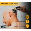 Head Shaver Bald Men Water-Resistant Replaceable Head Rechargeable Distressed