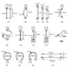 Tustrion 153Pcs Piercing Kit for all Body Piercings with Piercing Jewelry and Tools for Nose Septum Belly Button Lip Ear Tongue Cartilage Eyebrow and More with 12G 14G 16G and 20G Piercing Needles