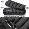 Adjustable Ankle Weights Set 2-10 Lbs for Enhanced Workout Intensity - Pair of 2