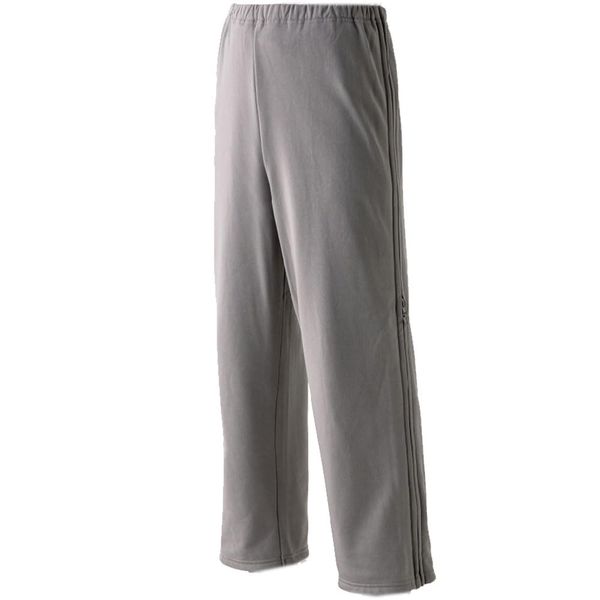 Asakusa Kimono City ak19 Men's Pants, Fleece-Lined, Fully Open Arms, Sweatpants, Elderly, Gentlemen, Seniors, Men's, Nursing Use, Autumn and Winter, gray