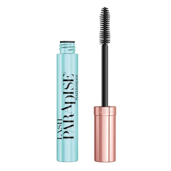 L'Oreal Paris Makeup Lash Paradise Waterproof Mascara, Voluptuous Volume, Intense Length, Feathery Soft Full Lashes, No Smudging, No Clumping, Black, 0.25 Fl Oz (Pack of 1) Packaging May Vary