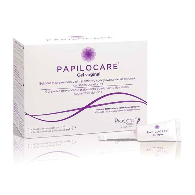 Papilocare Vaginal Gel HPV-Induced Lesions 21 Tubes x 5ml [ EXP: 07/2026 ]