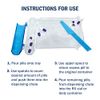 Apothecary Products Pill Tray & Spatula for Tablets, Medicine, Vitamins, Right-Handed, Clear, 2 Count