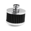 2PCS Black 1" Extra Flow Breather 1" Push In Vent Filter for Valve Cover