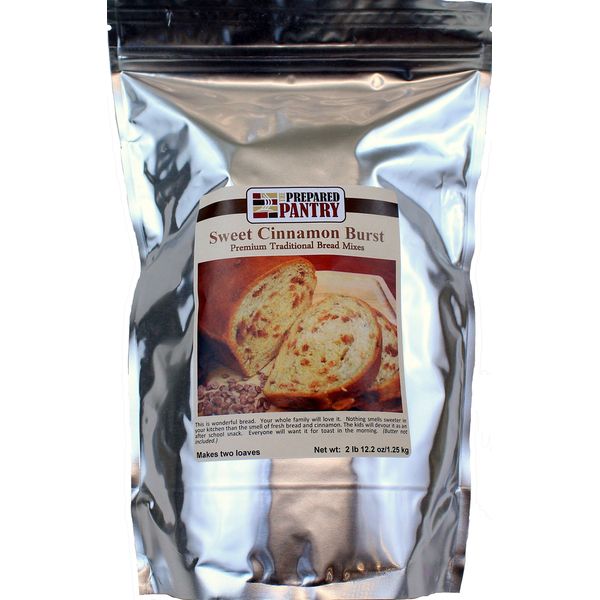 Sweet Cinnamon Chip Bread Mix (One mix to make two loaves)