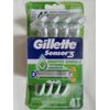 4-pack Gillette Sensor3 Sensitive Comfortgel 3 Blades 4 Disposable Razors !