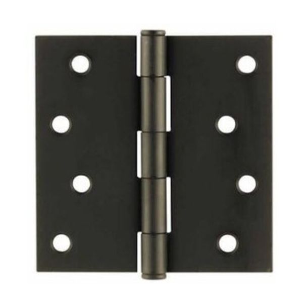 Emtek 4"× 4" Square Corner Plain Bearing Mortise Hinge 6 pack Free Shipping 