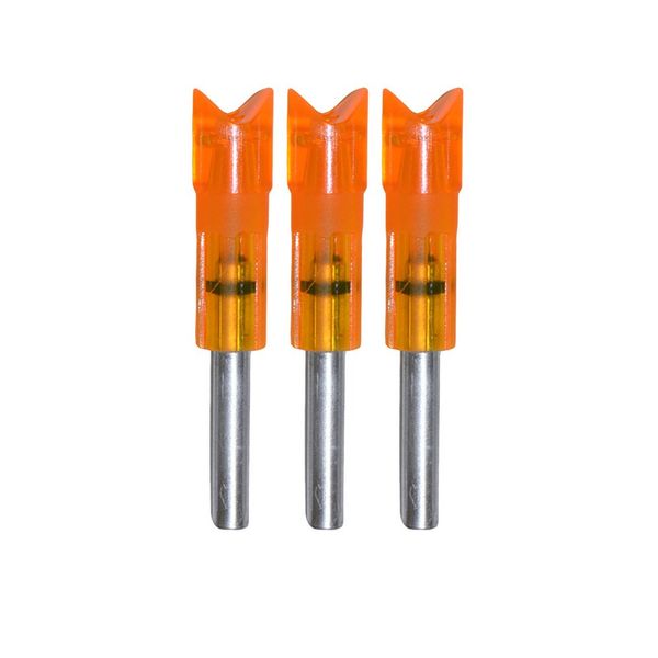 Lumenok Easton Carbon Crescent Bolt End (3-Pack), Red