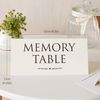 ANGEL & DOVE Set of 2 Funeral Memory Table Signs - Matches our Ivory Memory Books for Memorial, Celebration of Life