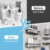 5 Pack/Set Shower Caddy Adhesive Shower Organizer for Bathroom Storage & Kitchen