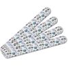 Cool Succulents and Cactus Double-Sided Nail File Emery Board Set 4 Pack